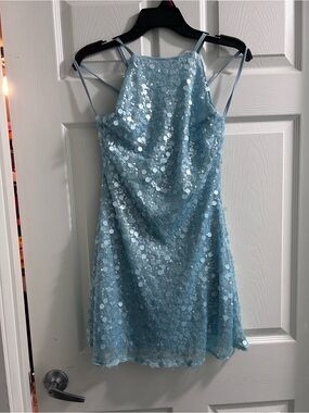 formal a line dresses for women Ever-Pretty Plus Size Formal Dress with Slit and Embellished Waist main image 0